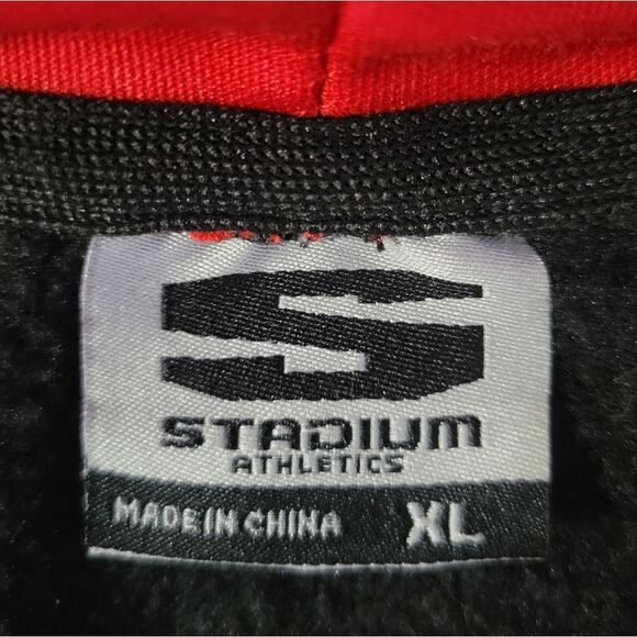 Stadium Athletics Men's Black NC State Wolfpack Pullover Hooded Sweatshirt - Picture 4 of 15